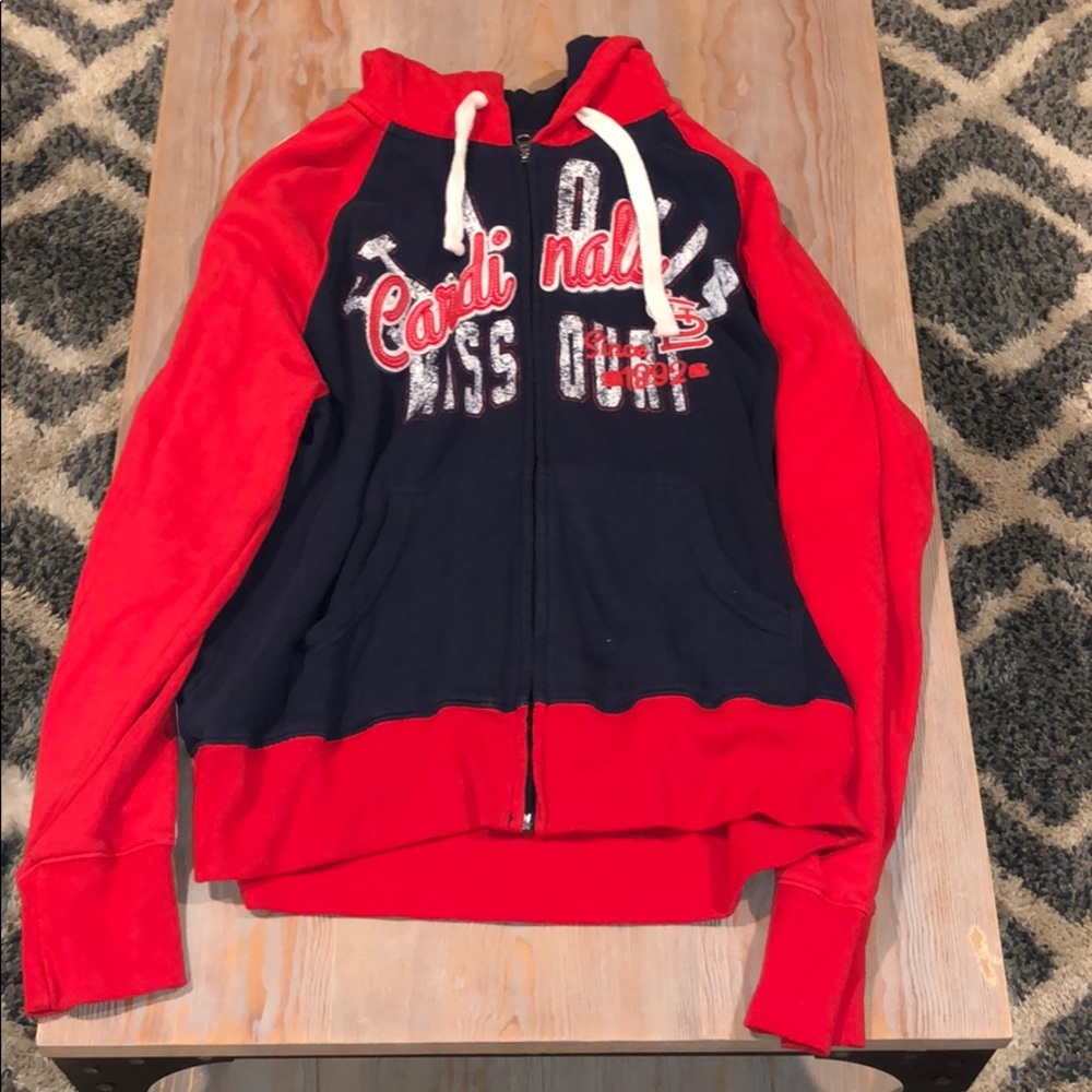 Cardinals Zip Up Hoodie